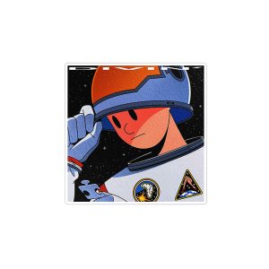 استیکر لپ تاپ ماسا دیزاین طرح space مدل STKA00199