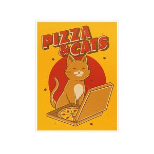 استیکر لپ تاپ ماسا دیزاین طرح pizza مدل STK1551
