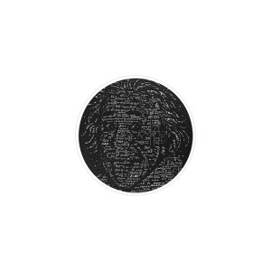 استیکر لپ تاپ ماسا دیزاین طرح آلبرت انیشتین مدل STK148