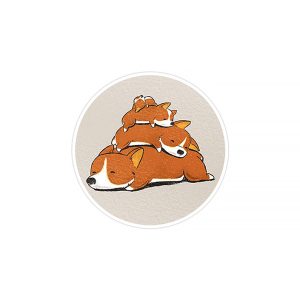 استیکر لپ تاپ ماسا دیزاین طرح سگ مدل STK282