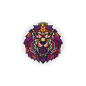 استیکر لپ تاپ ماسا دیزاین طرح شیر مدل STK480