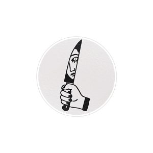 استیکر لپ تاپ ماسا دیزاین طرح چاقو مدل STK491