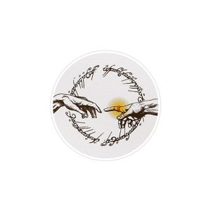 استیکر لپ تاپ ماسا دیزاین طرح دست مدل STK507