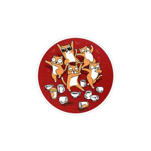 استیکر لپ تاپ ماسا دیزاین طرح Cats مدل STK536