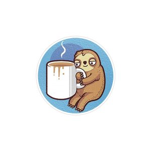 استیکر لپ تاپ ماسا دیزاین طرح coffee مدل STK537