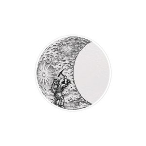 استیکر لپ تاپ ماسا دیزاین طرح ماه مدل STK638