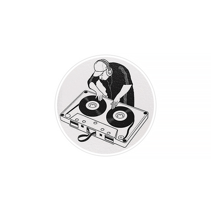 استیکر لپ تاپ ماسا دیزاین طرح نوارکاست مدل STK694