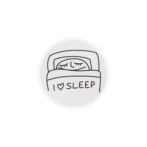 استیکر لپ تاپ ماسا دیزاین طرح sleep مدل STK709