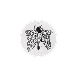 استیکر لپ تاپ ماسا دیزاین طرح پرنده مدل STK736