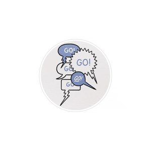 استیکر لپ تاپ ماسا دیزاین طرح GO مدل STK756