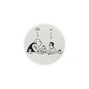 استیکر لپ تاپ ماسا دیزاین طرح this week مدل STK765