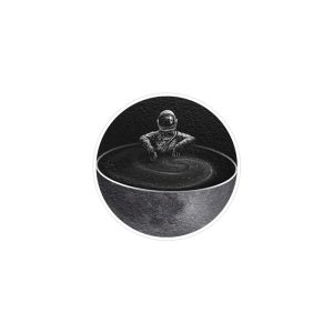 استیکر لپ تاپ ماسا دیزاین طرح moon مدل STK798