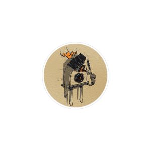 استیکر تزئینی موبایل و تبلت ماسا دیزاین طرح ساعت مدل STK829