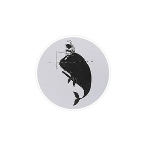 استیکر لپ تاپ ماسا دیزاین طرح نهنگ مدل STK884
