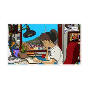 استیکر لپ تاپ ماسا دیزاین طرح Lofi مدل STK1575