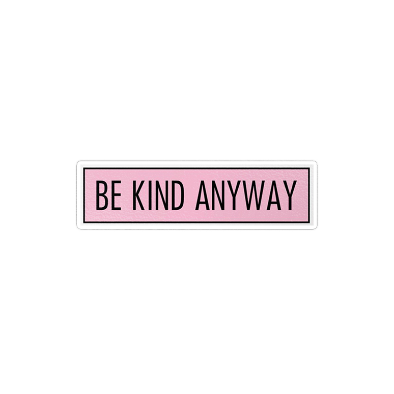 استیکر لپ تاپ ماسا دیزاین طرح be kind anyway مدل STK1312