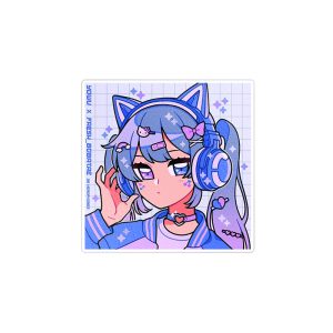 استیکر لپ تاپ ماسا دیزاین طرح GIRL مدل STKA0025