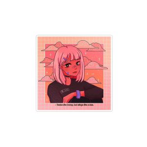 استیکر لپ تاپ ماسا دیزاین طرح ANIME مدل STKA0024