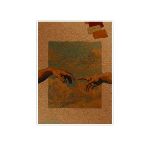 استیکر تزئینی موبایل و تبلت ماسا دیزاین طرح آفرینش مدل stkv0477