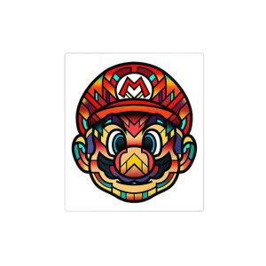 استیکر لپ تاپ ماسا دیزاین طرح mario مدل STKA00358