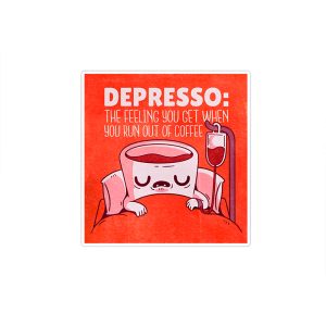 استیکر تزئینی موبایل و تبلت ماسا دیزاین مدل stkv0264 طرح coffee
