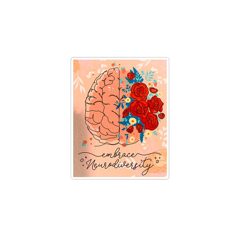 استیکر لپ تاپ ماسا دیزاین طرح مغر مدل venus519