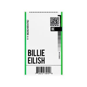 استیکر لپ تاپ ماسا دیزاین طرح Billie Eilish مدل STK1676