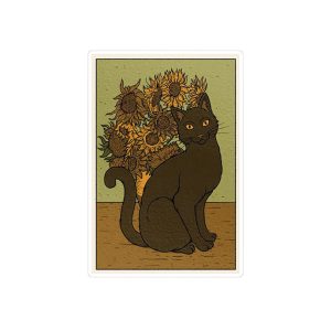 استیکر لپ تاپ ماسا دیزاین طرح CAT مدل STKA00402