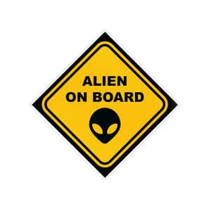 استیکر لپ تاپ ماسا دیزاین طرح ALIEN مدل STKA0047