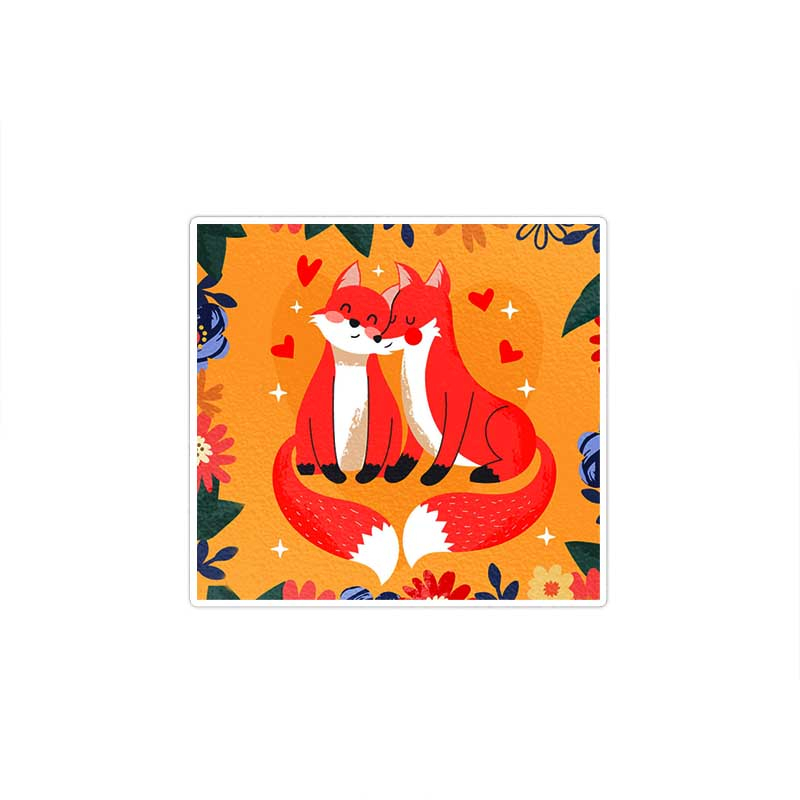 استیکر تزئینی موبایل و تبلت ماسا دیزاین مدل stkv058 طرح روباه
