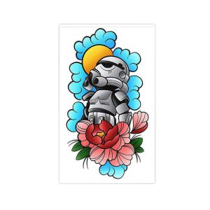 استیکر لپ تاپ ماسا دیزاین طرح star wars مدل STKA00350