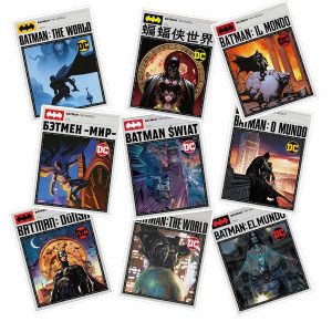 استیکر لپ تاپ ماسا دیزاین طرح batman کد SAM93 مجموعه 9 عددی
