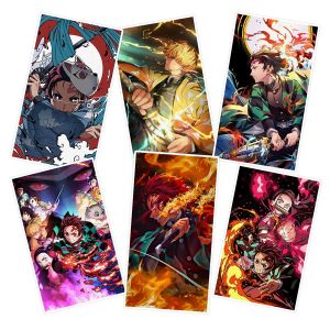 استیکر لپ تاپ ماسا دیزاین طرح anime کد SAM79 مجموعه 6 عددی