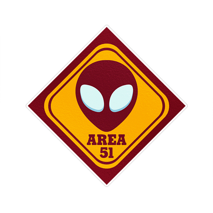 استیکر لپ تاپ ماسا دیزاین طرح alien مدل STKA0037