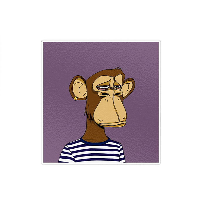 استیکر لپ تاپ ماسا دیزاین طرح monkey مدل STK1694