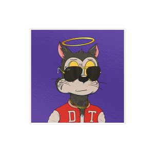 استیکر لپ تاپ ماسا دیزاین طرح CAT مدل STKJO