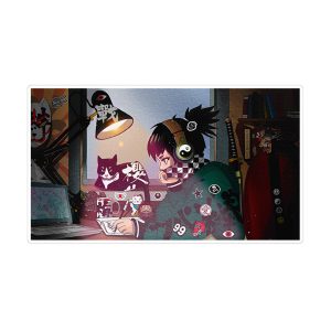 استیکر لپ تاپ ماسا دیزاین طرح Lofi مدل STK1588