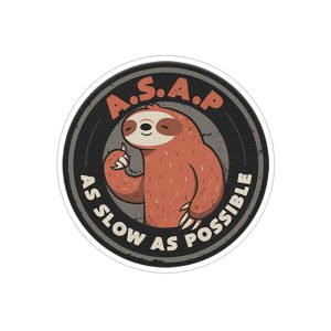 استیکر تزئینی موبایل و تبلت ماسا دیزاین مدل AS176 SLOW