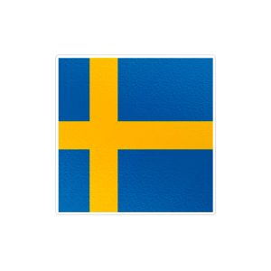 استیکر لپ تاپ ماسا دیزاین طرح sweden مدل STK1303