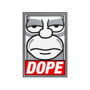 استیکر لپ تاپ ماسا دیزاین طرح dope مدل STK1277