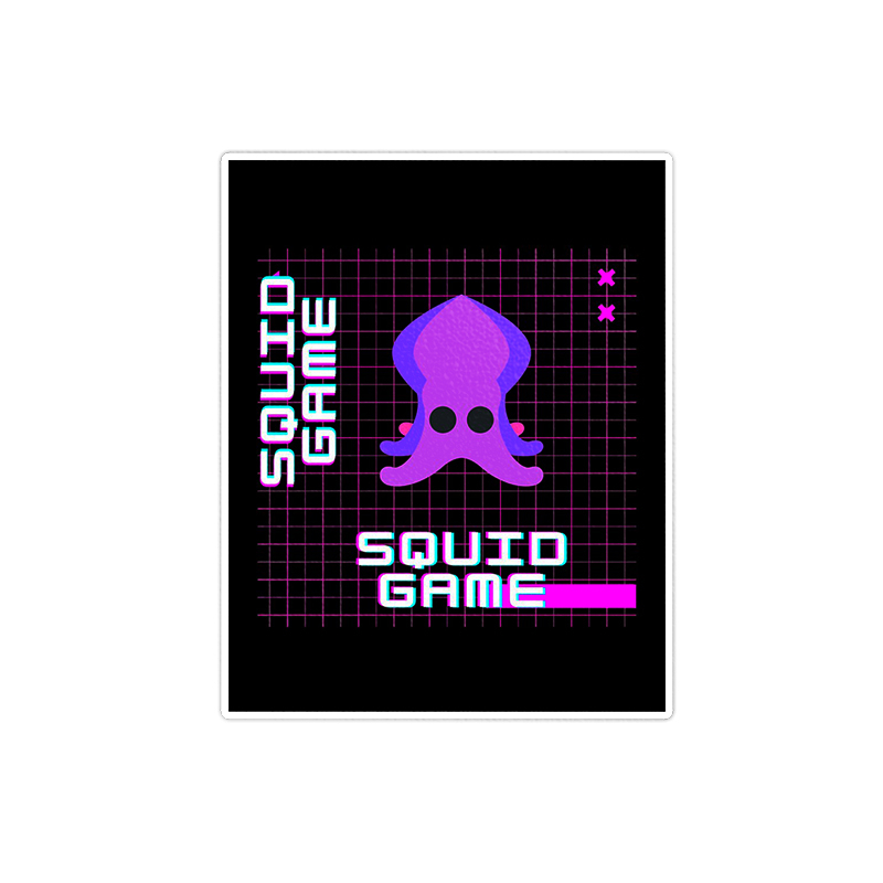 استیکر تزئینی موبایل و تبلت ماسا دیزاین مدل stkv0421 طرح squid game