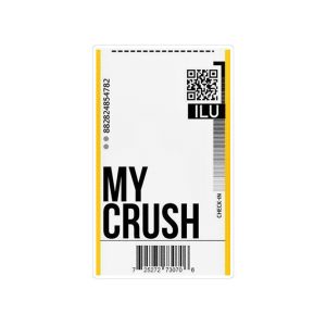 استیکر لپ تاپ ماسا دیزاین طرح my crush مدل STK1675