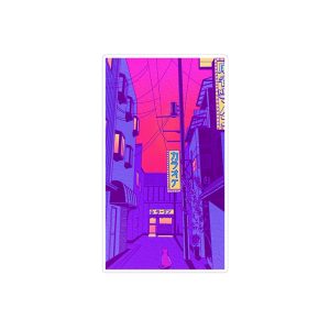 استیکر لپ تاپ ماسا دیزاین طرح خیابان مدل STK1570
