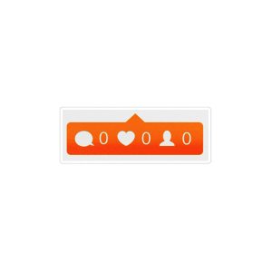 استیکر لپ تاپ ماسا دیزاین طرح LIKE مدل STKA0041
