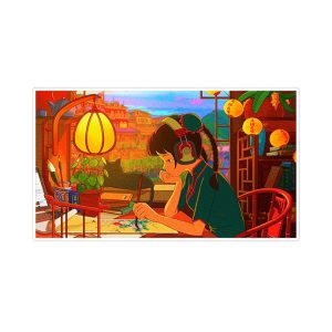 استیکر لپ تاپ ماسا دیزاین طرح Lofi مدل STK1571