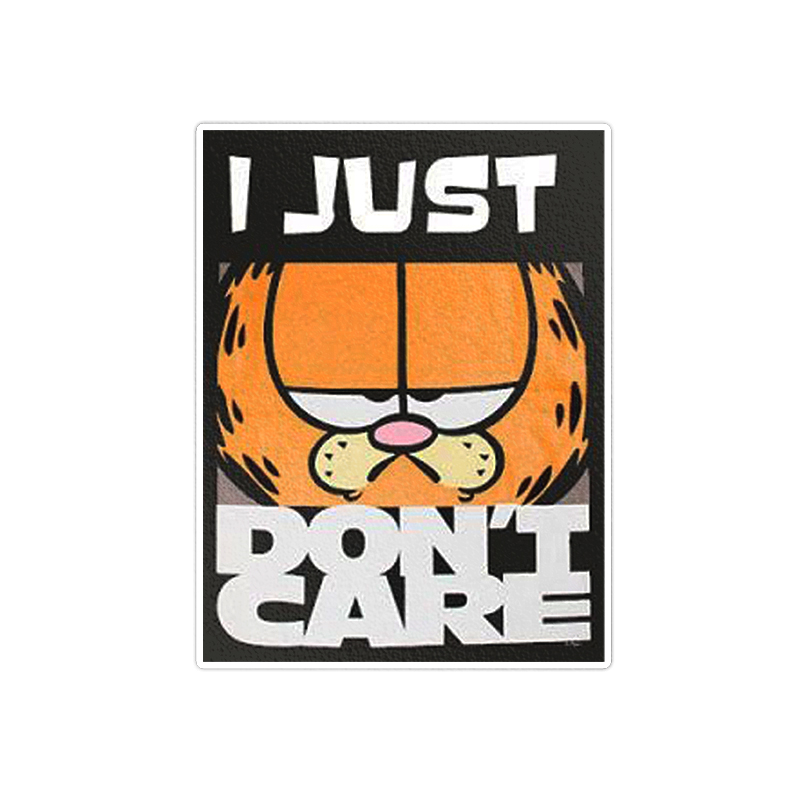استیکر لپ تاپ ماسا دیزاین طرح DONT CARE مدل STKA00273