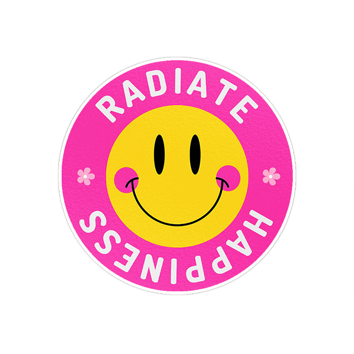 استیکر لپ تاپ ماسا دیزاین طرح SMILE مدل STKA00407
