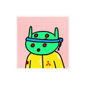 استیکر لپ تاپ ماسا دیزاین طرح alien مدل STKJO