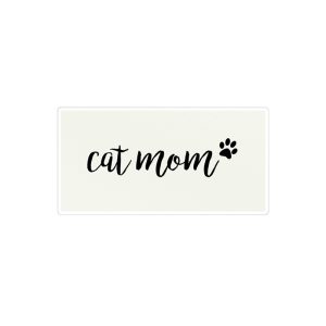 استیکر لپ تاپ ماسا دیزاین طرح CAT MOM مدل STKA00492