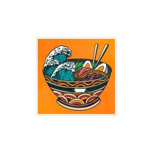 استیکر لپ تاپ ماسا دیزاین طرح موج مدل venus663